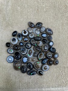 พลอยอาเกตทรงวงรีตัดตามธรรมชาติสำหรับการทำสมาธิและการทำเครื่องประดับอัญมณีหลวม - Product Image 2