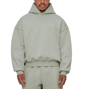 Sudadera con Capucha Corta de Algodón Grueso de Alta Calidad OEM 2026, Sudadera de Felpa de Algodón Pesado, Ropa Urbana Personalizada - Product Image 4