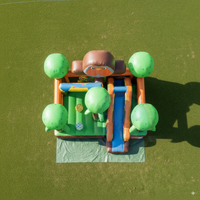 Château gonflable personnalisable d'oiseau de thème de forêt terrain de jeu extérieur pour des enfants maison de rebond pour des locations de partie portable plein d'entrain