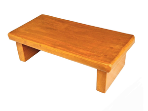 Taburete Palaka de Madera Hecho a Mano, Taburete Tradicional Indio para Sentarse Bajo el Nivel del Suelo, Asiento de Madera Maciza, Decoración para el Hogar - Product Image 3