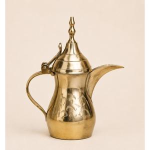 Premium Handcrafted Arabic Brass Dallah Coffee <b>Pot</b> Traditional Middle Eastern Engraved Coffee Server for Luxury Home Decor - Product Image 5