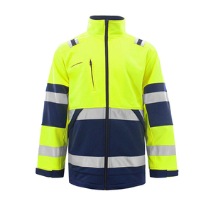 Chaqueta de seguridad reflectante de alta visibilidad para hombre, ropa de trabajo de seguridad para exteriores, OEM, precio económico. - Product Image 1