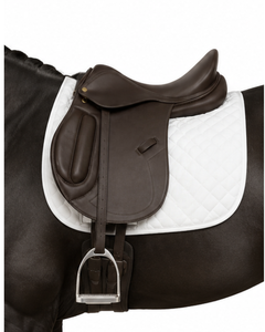 Selle de course pour chevaux en cuir véritable de haute qualité, confortable, antidérapante, professionnelle, avec logo personnalisé, pour dressage et saut d'obstacles - Product Image 6