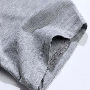 High Quality Men's Breathable Plus Size Summer T-Shirt and Shorts Set Polyester/Cotton Blend Customizable Casual Streetwear - Product Image 4