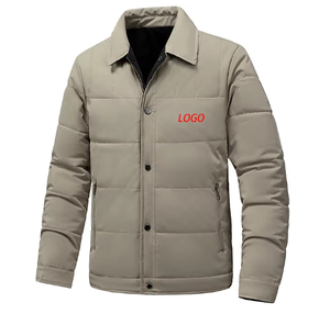 <b>Men's</b> Casual Thickened <b>Mens</b> Padded Stand Collar <b>Winter</b> Jacket Lightweight <b>Warm</b> Quilted Button Front Casual <b>Coat</b> - Product Image 5
