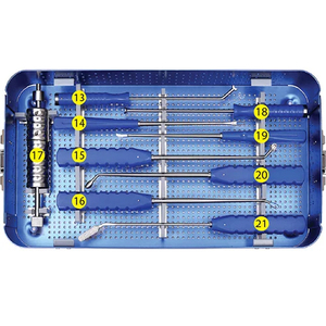 Conjunto de Instrumentos para Fusión Espinal, Kit Quirúrgico Lumbar TLIF, Instrumental Ortopédico Manual de Acero Inoxidable para Procedimientos Espinales - Product Image 1