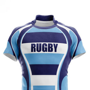 Uniforme de Rugby para Hombre, Transpirable, de Manga Corta, Estampado, que Absorbe la Humedad y se Seca Rápidamente, Precio de Fábrica de un Fabricante de Pakistán - Product Image 4
