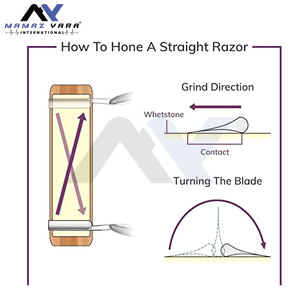 Rasoir droit le plus vendu pour femmes, en acier inoxydable avec manche en bois, rasoir à lame unique personnalisable pour le visage - Product Image 5