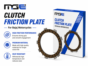 Plaque de friction d'embrayage MGE pour motos Bajaj, haute performance de friction, matériau de qualité supérieure, résistant à la chaleur - Product Image 1