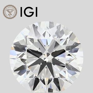 เพชรปลูกในห้องปฏิบัติการแบบกลม IGI 0.90 CT h/ VS1 CVD - Product Image 1