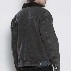 Men's Solid Color Print Button Vintage Embroidered Wash <b>Denim</b> <b>Jacket</b> Eco-Friendly Quick Dry Winter Spring Plus Size <b>Customized</b> - Product Image 2