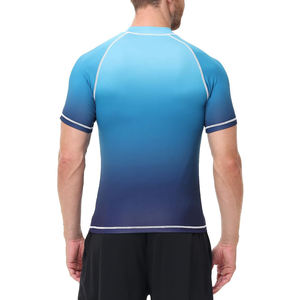 T-shirts de compression à manches courtes pour hommes, qualité supérieure, anti-irritation, séchage rapide, pour la gym et l'entraînement, collection 2026, OEM - Product Image 2