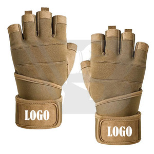 Guantes Deportivos Transpirables de Medio Dedo para Hombre, Ligeros y de Alta Calidad, Antideslizantes, de Cuero, para Gimnasio, Fitness, Ejercicio al Aire Libre y Levantamiento de Pesas - Product Image 5