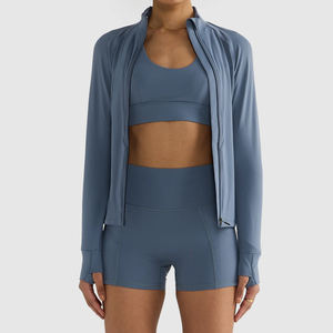 Ensemble de vêtements de sport pour femmes, soutien-gorge de sport et legging, ensemble de yoga 3 pièces, vêtements de sport pour femmes, veste de fitness, ensembles de fitness athlétiques - Product Image 1