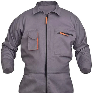 Mechanical uniform <b>overall</b> breathable workwear coveralls multi pocket professional industrial jumpsuit utility mechanic clothing - Product Image 2