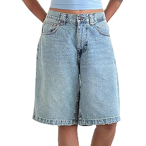 Pantalones Cortos de Mezclilla Casuales para Hombre, con Logotipo Personalizado del Fabricante, 100% Algodón, Estilo Cargo, Diseño Moderno con Roturas 3D - Product Image 3