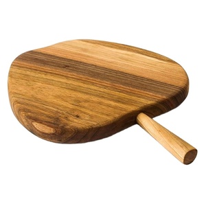 เขียงหั่นแอปเปิ้ลสำหรับตกแต่งเครื่องครัวแผ่นชาร์คิวรี่แผ่นไม้สับสำเร็จรูปจากธรรมชาติ - Product Image 1