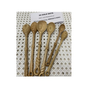 Cuchara de madera vietnamita hecha a mano, fabricada con madera natural, utensilio de cocina antiadherente, perfecto para revolver ollas - Product Image 2