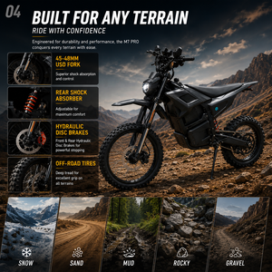 Motocicleta Eléctrica Todoterreno con Certificación CE, Batería de Litio de 60V 27Ah, Pitbike Eléctrica para Todo Terreno, Precio de Fábrica al por Mayor, M7 Pro - Product Image 5