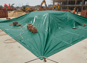 Bâche toutes saisons pour matériaux, stabilisée aux UV, haute résistance, pour la protection des matériaux en entrepôt, construction et industrie - Product Image 4