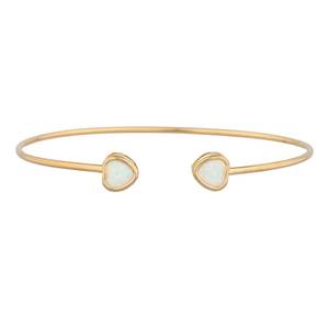 925 Sterling Silver Natural Excellent Quality Ethiopian Opal Gemstone Handmade Designer Adjustable Bangle For Women Customized - Product Image 1
