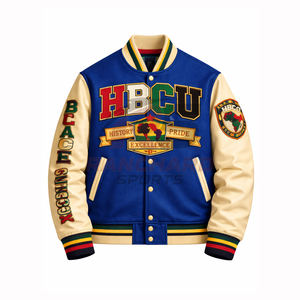 Chaqueta ligera para hombre estilo HBCU, cómoda y personalizada, chaqueta universitaria, chaqueta de colegio, chaqueta varsity hecha a medida. - Product Image 1