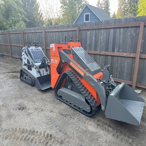Mini-chargeuse compacte Diesel haute performance Hurricane avec godets, 25 CV, souffleuse à neige, mini-chargeuse sur chenilles pour jardin - Product Image 4