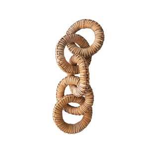 Mango Wood Popular Bamboo Chains White and Natural Brown Handmade Wooden Links Home Decor Modern Design <b>Table</b> Use Wood Chain - Product Image 4