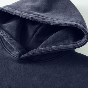 Hoodies personnalisés effet délavé pour streetwear, qualité supérieure, hoodies effet délavé pour femmes, prix de gros, sur mesure. - Product Image 4