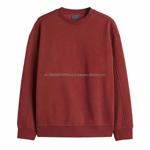 Sudaderas de algodón 100% para hombre, sudadera de talla grande con logotipo personalizado, ropa de hombre, ropa de calle de gran tamaño, sudaderas básicas de todas las tallas - Product Image 1