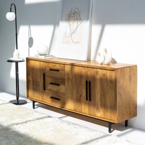 Aparador de Madera Vandana Falcon Sereno con Elegante Almacenamiento para Interiores de Hogares Modernos - Product Image 5