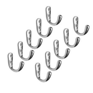 Single Pin Stainless Steel Cloth <b>Hook</b> Wall Mounted SS202 Heavy Duty Rustproof Door Towel Hanger Premium Quality Single Pin - Product Image 3