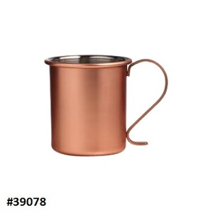 Taza de café de cobre puro para mesa, taza de mula de Moscú con mango de agarre, superventas - Product Image 3