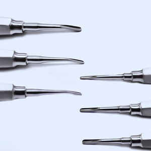 Élévateurs de racines dentaires manuels en acier inoxydable hautement poli pour l'extraction dentaire et la chirurgie buccale - Product Image 2