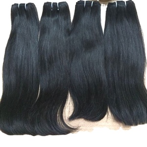 Extensions de cheveux humains vierges indiens non traités, cheveux raides, bouclés crépus, ondulations profondes, ondulations lâches, lot de 100g - Product Image 2