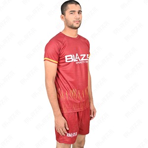 Camiseta de Fútbol Retro Vintage, Transpirable, Absorbente de Humedad, Ecológica, 100% Poliéster, Elástica en Cuatro Direcciones, Protección UV - Product Image 4