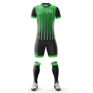 Team Wear Jersey with Short Set Manufacturer Club Uniform Men's Apparel Soccer Uniform Kits Training Wear <b>Compression</b> Jersey - Product Image 5