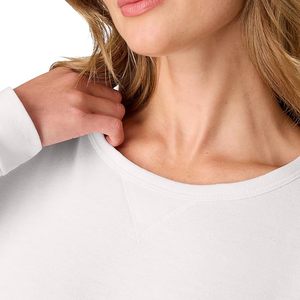 Sudadera de Algodón para Mujer, de Manga Larga, Cuello Redondo, Hombros Caídos, Color Sólido, Cómoda y Casual, de Lujo, Precio al por Mayor, de Bangladesh - Product Image 4