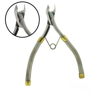 Coupe-ongles professionnel en acier inoxydable à bord incurvé et droit, ouverture large, ciseaux pour éliminer les peaux mortes des doigts, pour manucure - Product Image 5