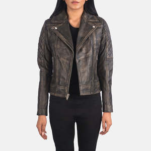 2026 New <b>Women's</b> Slim Fit Winter Leather <b>Jackets</b> Custom Brand Design Outwear Winter Clothing <b>Jackets</b> - Product Image 5