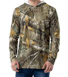 Sweat-shirt à capuche Realtree Camo pour homme, 100% polyester respirant, vêtements de chasse, pêche, camouflage extérieur - Product Image 5