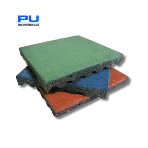 <b>Interlocking</b> Waterproof SBR EPDM Rubber <b>Tiles</b> with Eco-Friendly Shock Absorption 3-Year Warranty for Outdoor Gym Playground Use - Product Image 1