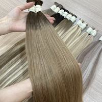Extensions de cheveux humains Remy Grade en vrac, double épaisseur, lisses/bouclés, cheveux vietnamiens