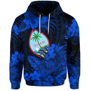 เสื้อฮู้ดดี้แขนราแกลนสีดำขาวลายธงชาติฟิจิสำหรับผู้ชาย - Product Image 4