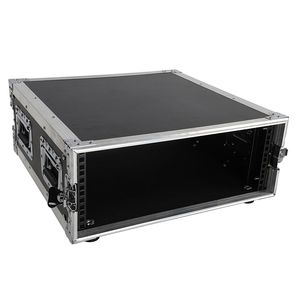 Armoire pour équipement DJ à double porte, 19 pouces, 4U, monocouche, noir et argent, pour utilisation dans le salon - Product Image 6