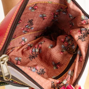 LW กระเป๋าหนังสไตล์วินเทจหรูหราสำหรับผู้หญิง, กระเป๋าถือเดี่ยวแบบโบฮีเมียนแบบพกพากระเป๋าสำหรับผู้หญิงคอลเลกชันฤดูหนาวหลากสี - Product Image 5