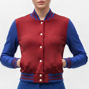Performance <b>lightweight</b> Varsity <b>Jacket</b> breathable custom personalized Custom Fit Street Look Women Varsity <b>Jacket</b> - Product Image 1