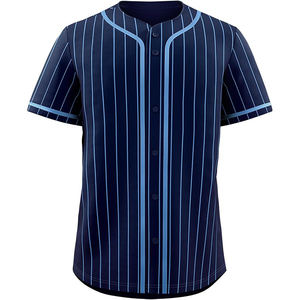 เสื้อเบสบอล ผลิตจากโพลีเอสเตอร์ผสมที่ทนทาน น้ำหนักเบา ดีไซน์แขนเสื้อแบบแร็กแลนเพื่อการเคลื่อนไหวอย่างอิสระสำหรับนักกีฬา - Product Image 1