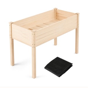 Pine Wood with Steel Pipe Frame wooden <b>planters</b> and plant stands OEM Custom Wholesale | Aqdus Saleem India - Product Image 1