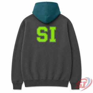เสื้อฮู้ดดี้ลายแมงมุมสั่งทำขายส่ง ทรงโอเวอร์ไซส์ ผ้าหนา สตรีทแวร์ แบรนด์ส่วนตัว รับผลิตแบบ OEM - Product Image 2
